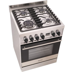 DI LUSSO FS607G4DS 600mm Freestanding Dual Fuel Cooker - Ceramicahomes