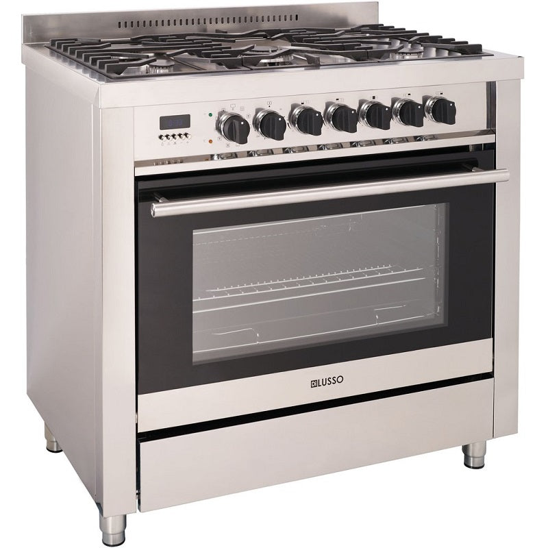 DI LUSSO FS909G5CSD  Freestanding Dual Fuel Cooker 900mm - Ceramicahomes