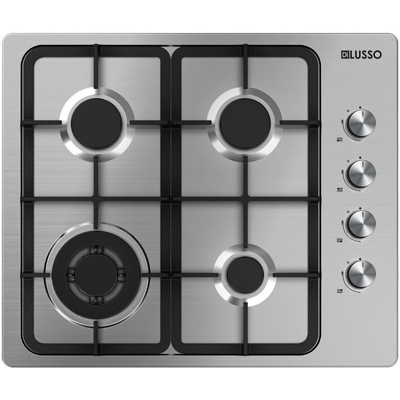 DI LUSSO GC604MSFC Stainless Steel Gas Cooktop 600mm - Ceramicahomes