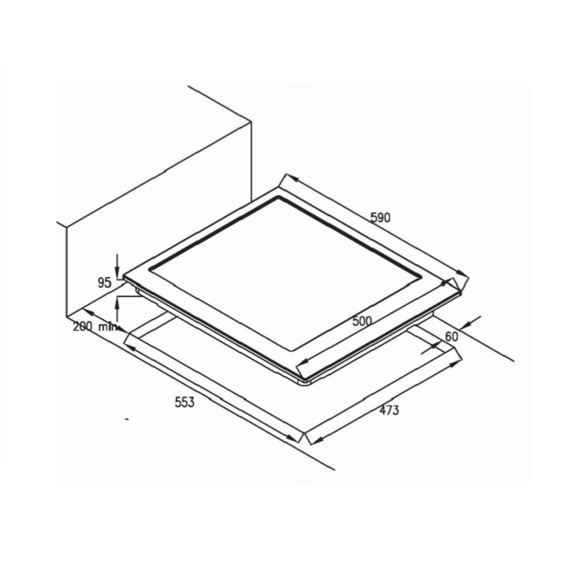 DI LUSSO GC604MSFE Stainless Steel Gas Cooktop 600mm - Ceramicahomes