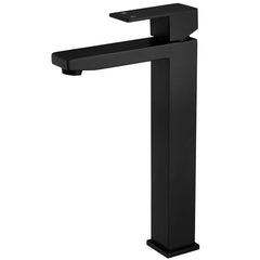 Hanna High Rise Basin Mixer Matt Black - Ceramicahomes