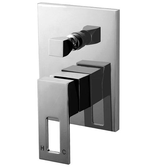 Hanna Shower Diverter Loop Handle Chrome - Ceramicahomes