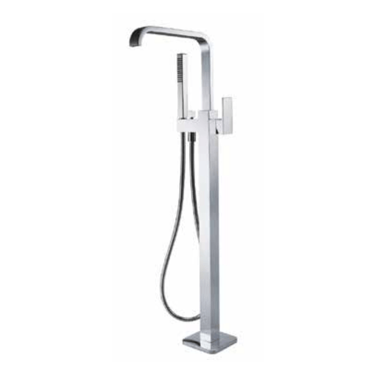 Hanna Curved Freed Standing Bath Spout