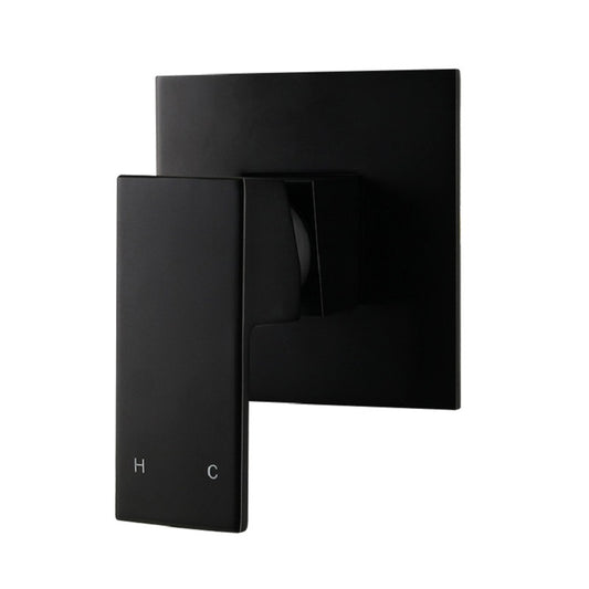 Ira Riquadro Shower Mixer- Matt Black - Ceramicahomes