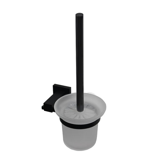 Mara Black Toilet Brush Holder Matt Black