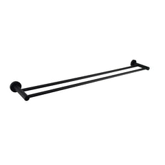 Mara Double Towel Bar Matt Black 600