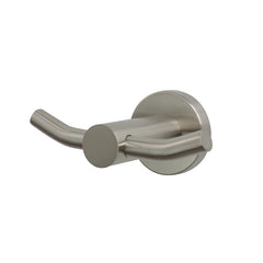 Mara Double Robe Hook Brushed Nickel