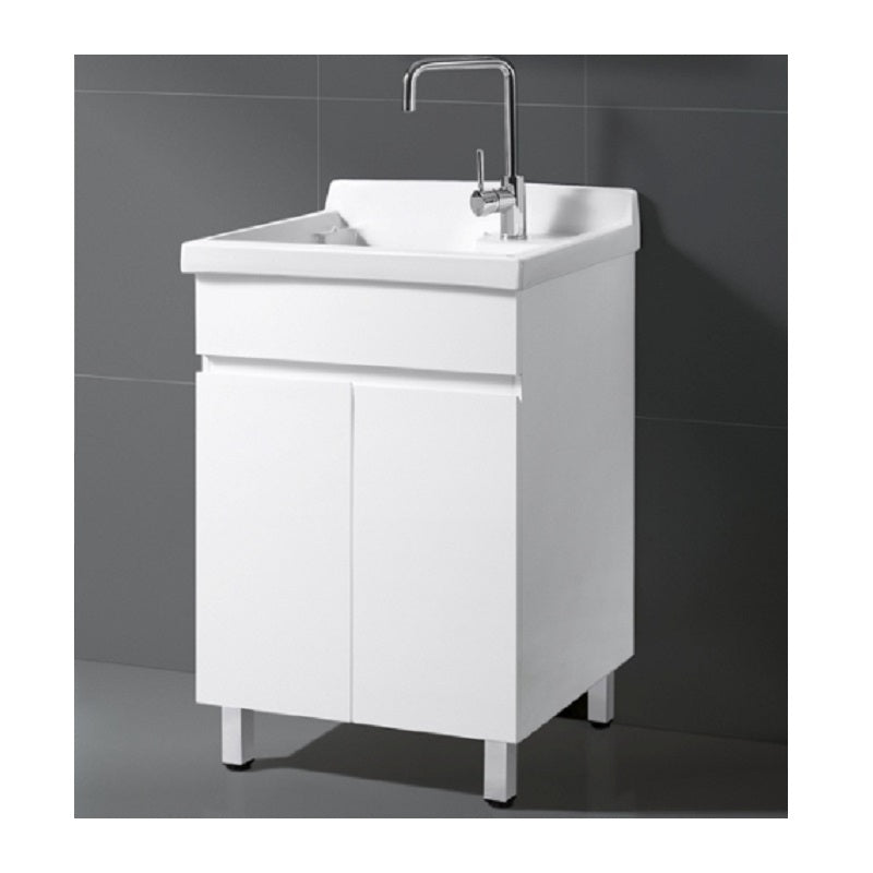 Freestanding Laundry Tub with Ceramic top 600mm
