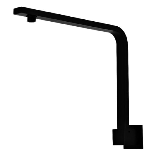 Lux High Rise Shower Arm Matt Black