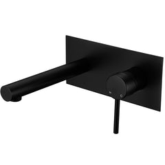 Mara Wall Mounted Basin Mixer Matte Black - Ceramicahomes