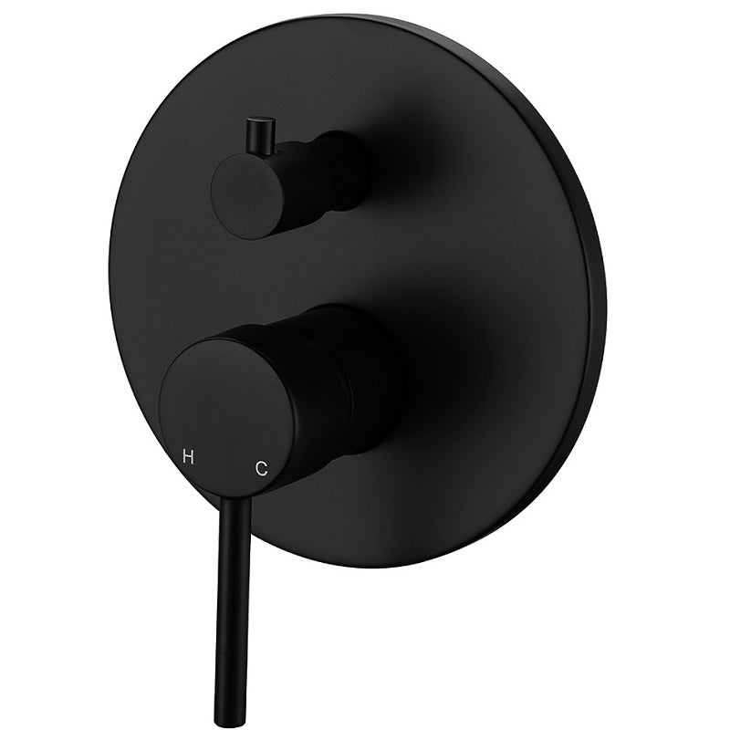 Mara Shower Diverter Matte Black - Ceramicahomes