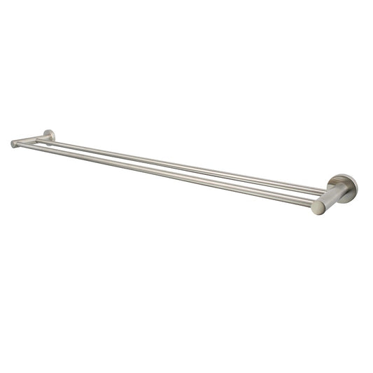 Mara Double Towel Bar Brushed nickel 600