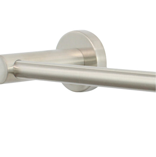 Mara Single Towel Bar Brashed Nickel 600