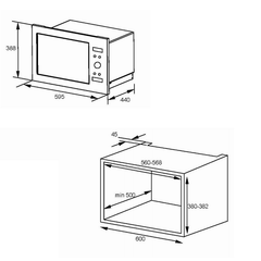 DI LUSSO MOV28S2M Microwave Oven - Ceramicahomes