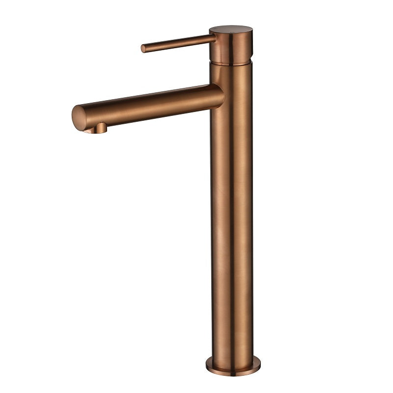 Essence High-Rise Basin Mixer Tap Champagne