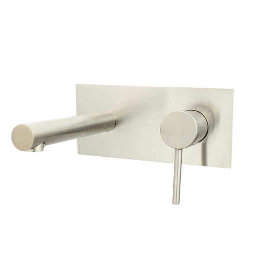 Mara Wall Mounted Basin Mixer Brushed Nickel