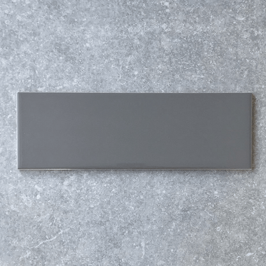 Metro Classic Mid Grey Gloss 100x300mm