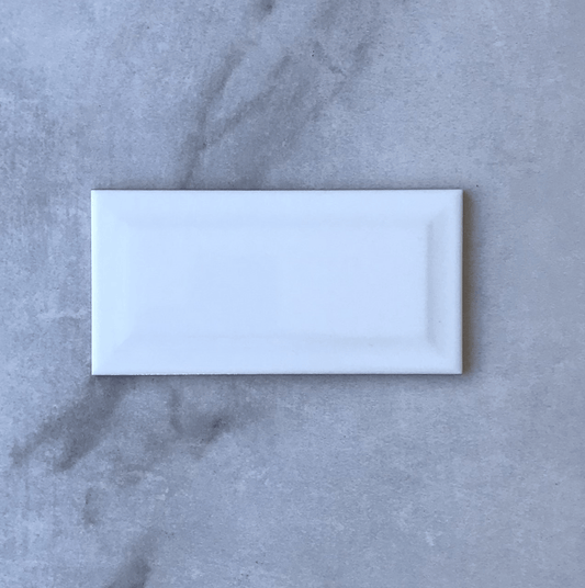 Metro Classic Mini White Gloss Beveled 75x150mm