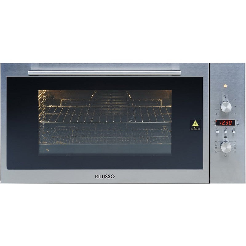 DI LUSSO OV908DSL Stainless Steel & Black Oven 900mm - Ceramicahomes