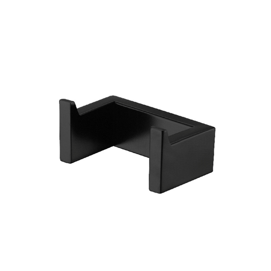 Ona Double Robe Hook Matt Black