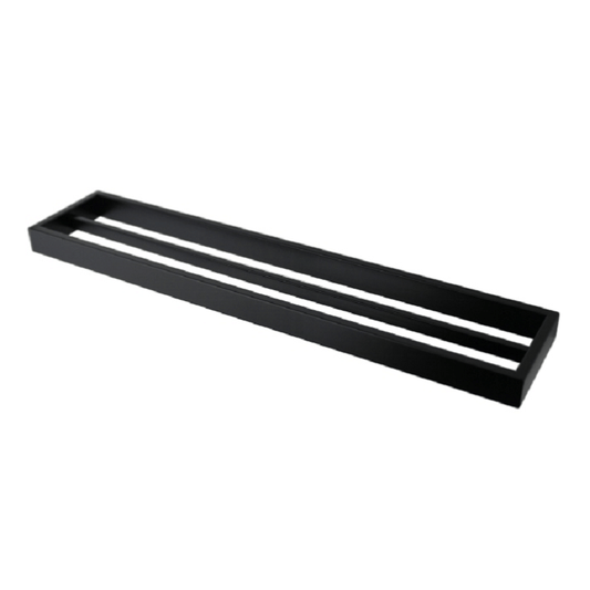 Ona Double Towel Bar Matt Black 550