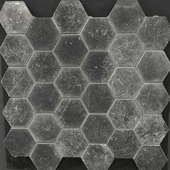 Pisa Anthracite Hexagon Matte 239x234