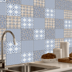 Porto Mosaic Blue Matte 98x98mm
