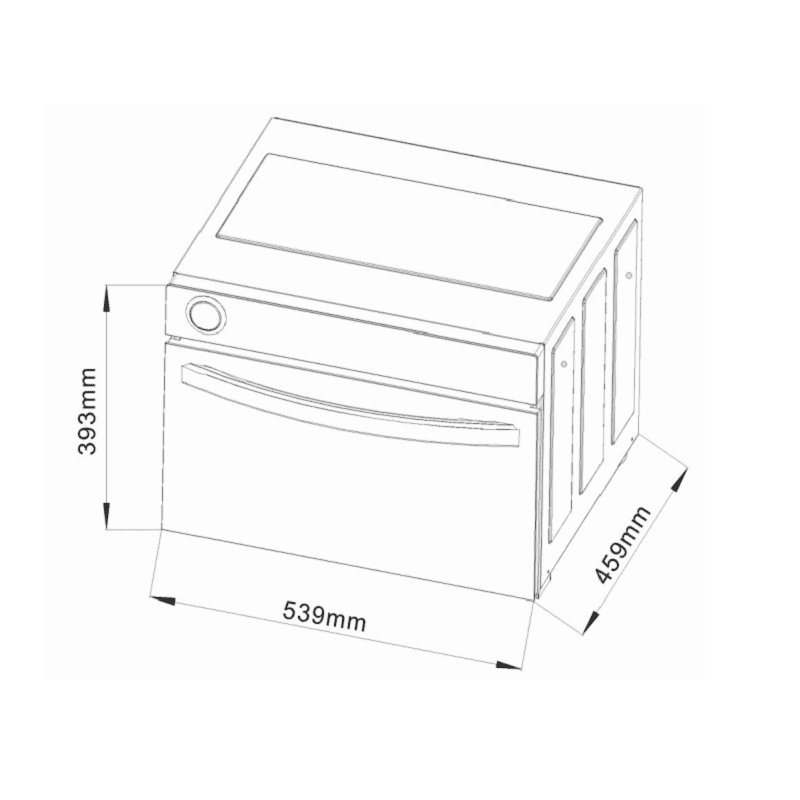 DI LUSSO SO633WWFS Whtie Glass Freestanding Steam Ovens - Ceramicahomes