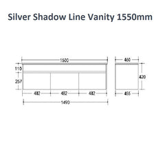Silver Shadow Line Vanity