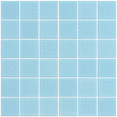 Soften Aqua Mosaic 47x47mm