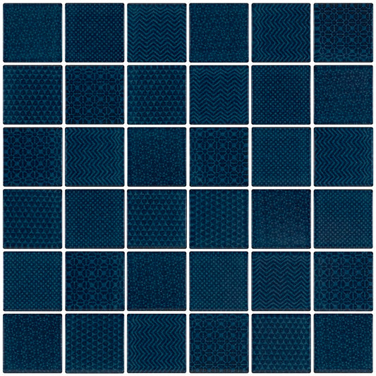 Soften Azur Mosaic 47x47mm