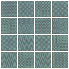 Soften Emerald Mosaic 47x47mm