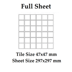 Soften Graphite Mosaic 47x47mm