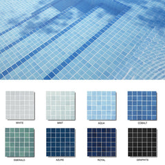 Soften Aqua Mosaic 47x47mm