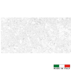 Stirling Retro Terrazzo Bianco Matte 300x600