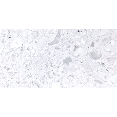 Terrazzo Abstract White Matte 300x600mm