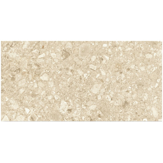 Stirling Retro Terrazzo Beige Matte 300x600