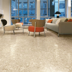 Stirling Retro Terrazzo Beige Matte 300x600