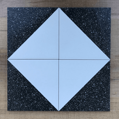 Terrazzo Mini Décor Triangles 205x205mm