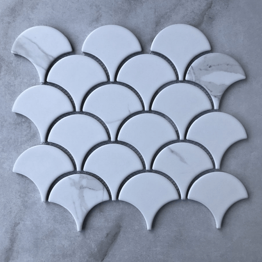 Timeless Carrara Fish Scale Matte