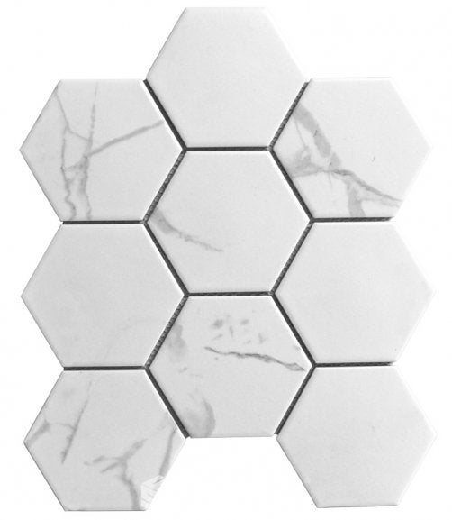 Timeless Carrara Hexagon Matte 95x110mm