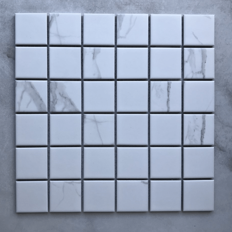 Timeless Carrara Mosaic Matte 48x48mm