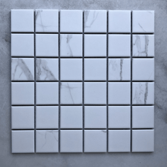 Timeless Carrara Mosaic Matte 48x48mm