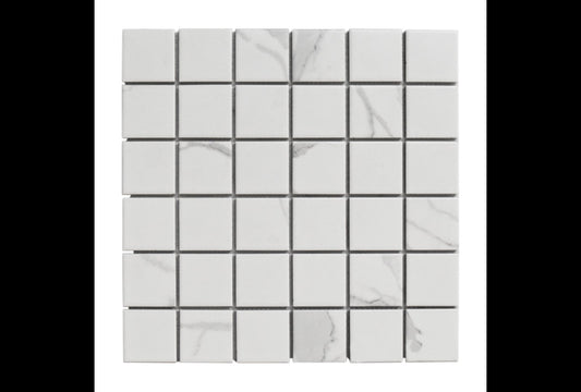 Timeless Carrara Mosaic Matte 48x48mm