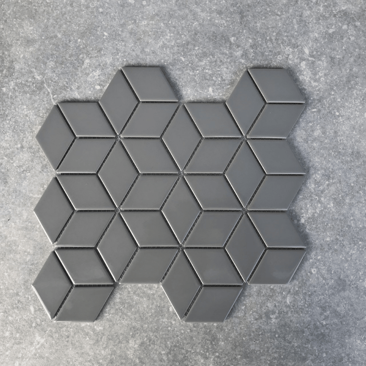 Timeless Diamond Cube Grey Matte 83x48mm