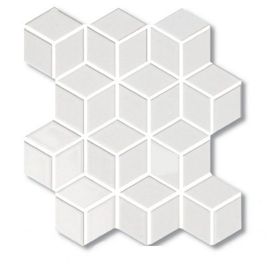 Timeless Diamond Cube White Matte 83x48mm