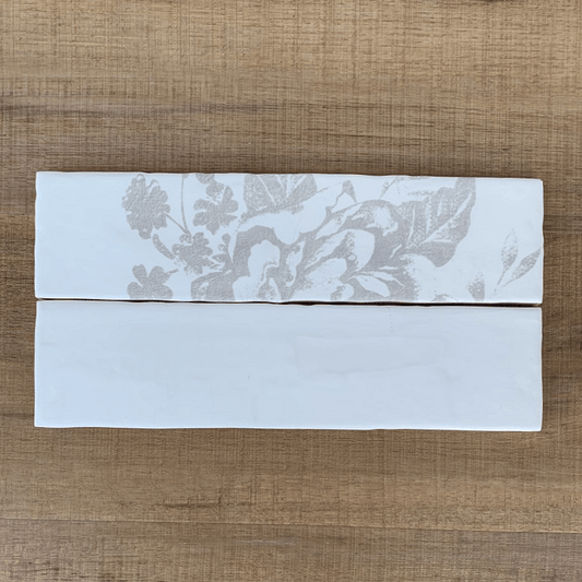 Urban Chic White Satin 75x300mm