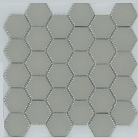 Versi Hexagon Grey Gloss 48x48