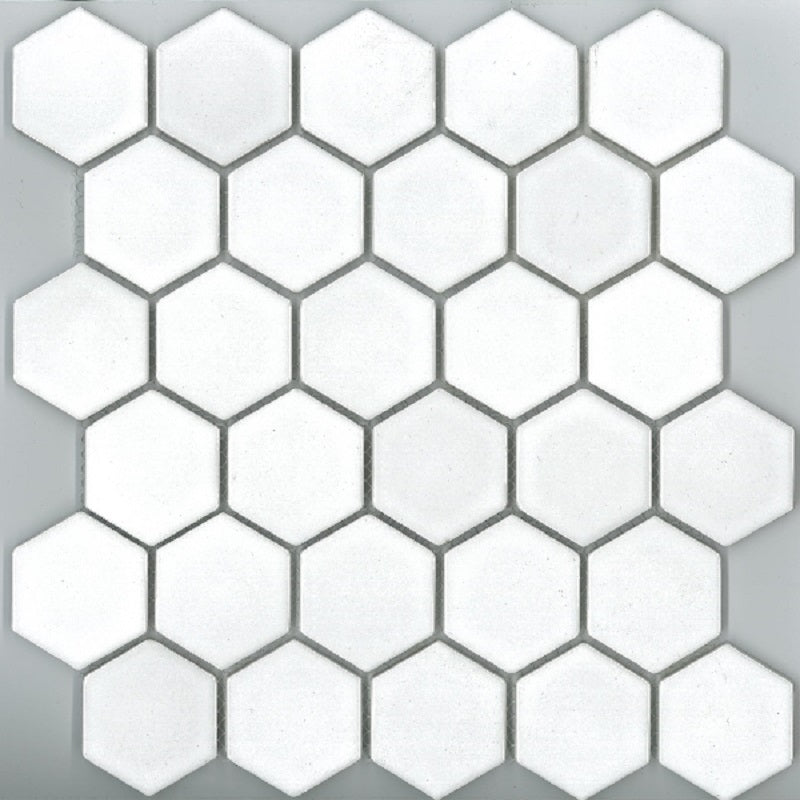 Versi Hexagon White Gloss 48x48