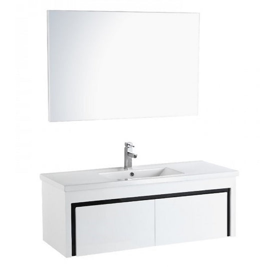 Black Shadow Line Wall Hung Vanity